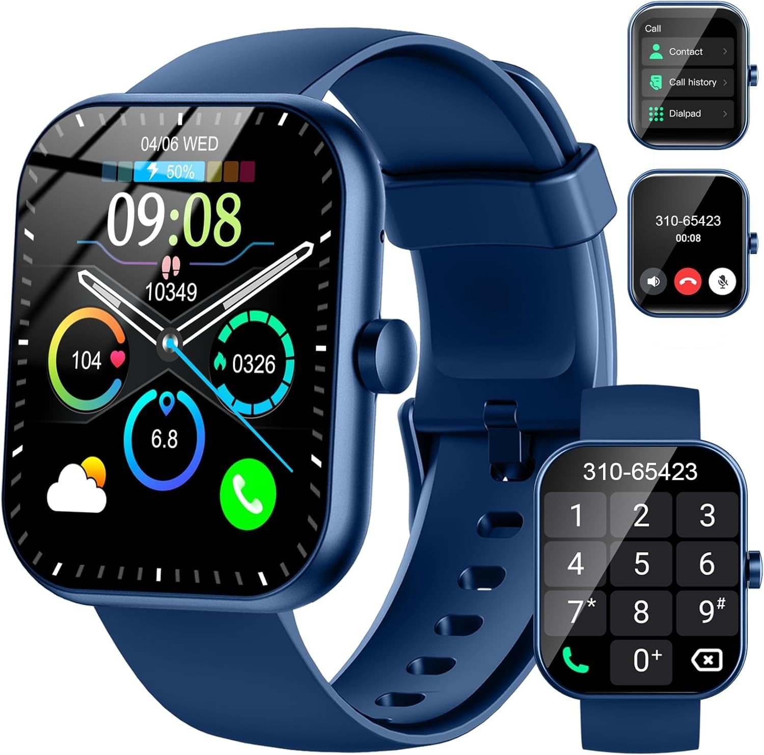 Reloj inteligente para hombre y mujer (contestación y realización de llamadas)
