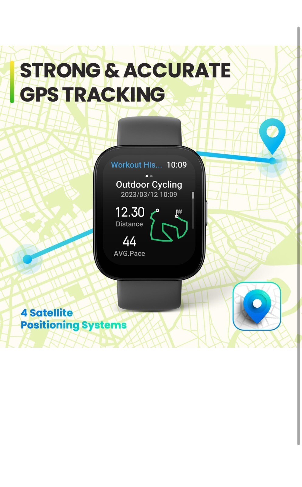 Amazfit Bip 5 Smartwatch Alexa Built-in GPS Tracking Bluetooth Calling Ultra ✔️