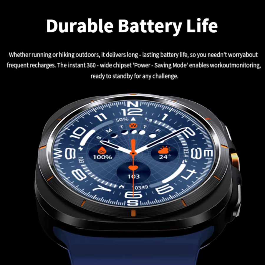 New Watch Ultra7 HD8 Ultra Smartwatch 3D Menu IP68 Water Resistant Rugged