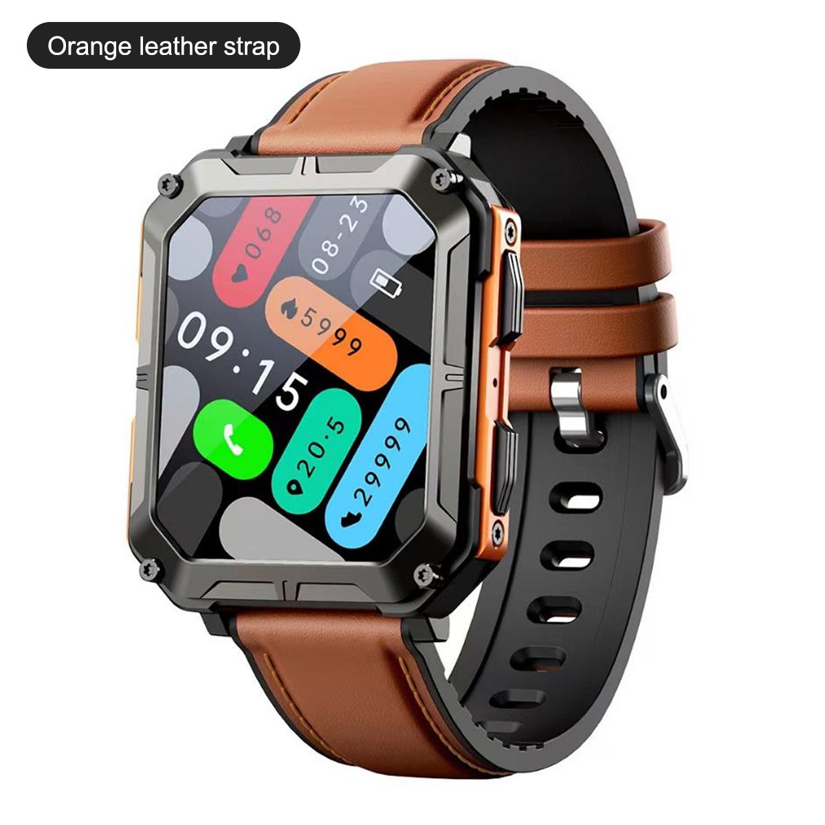 Sports Smart Watch with Bluetooth Call, 14-Day Battery, Health & 123 Sport Modes