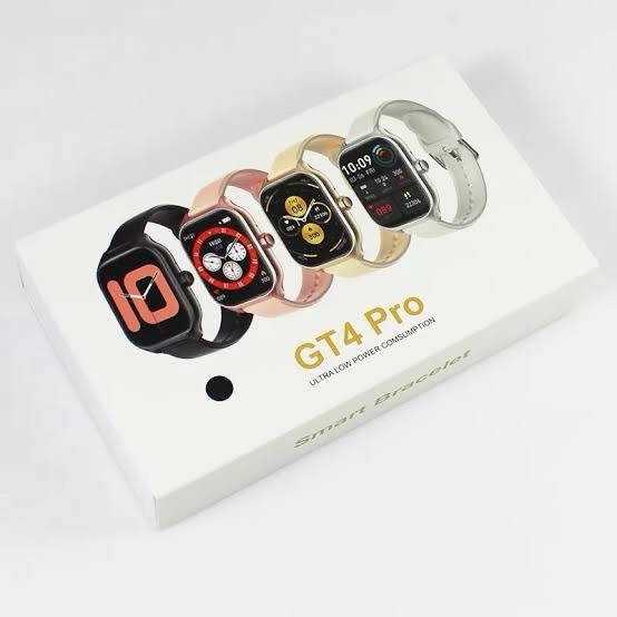 GT4 Pro Touchscreen Fitness Tracker Bluetooth Smart Bracelet Multi-Color Options