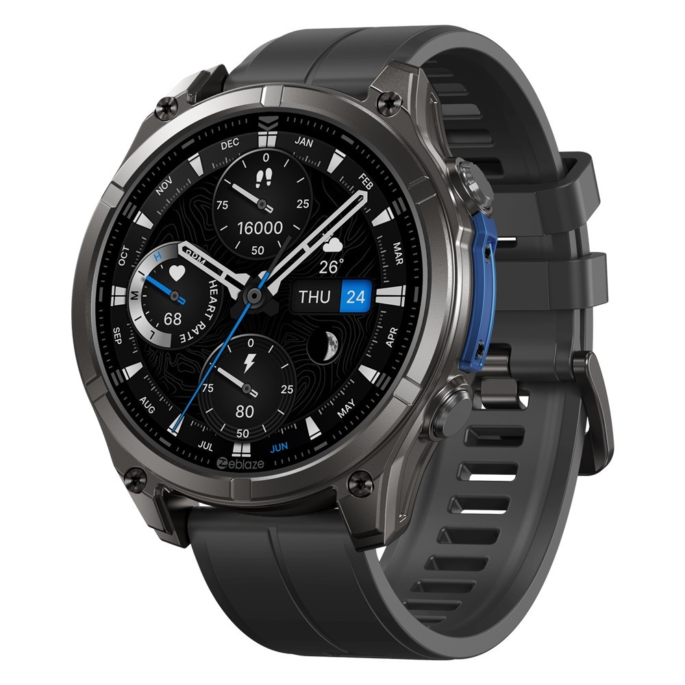 Zeblaze VIBE 8 Voice Call Smart Watch 1.43″ AMOLED Display Sapphire Sport Watch