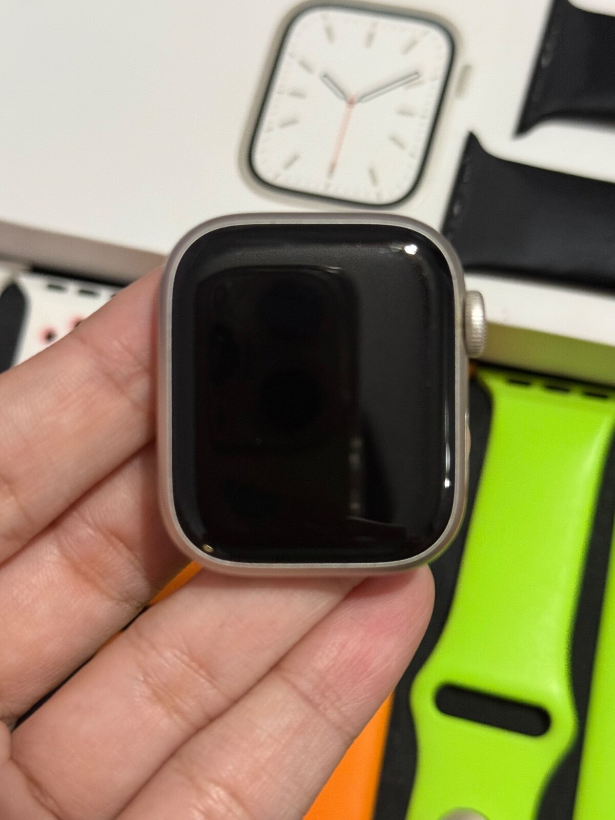 Apple Watch Series 7 41mm Aluminum Case with multiple Sport Bands