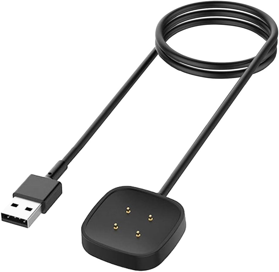Charger for Fitbit Sense/Sense 2/Versa 3/Versa 4, Replacement Charging Cable Cor