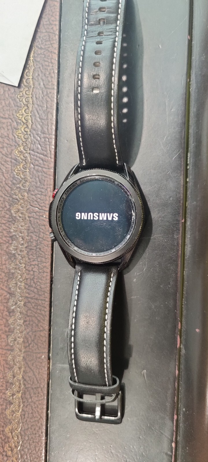 Samsung Galaxy Watch 3 (45MM), Mystic Black (Bluetooth + LTE) Black Band