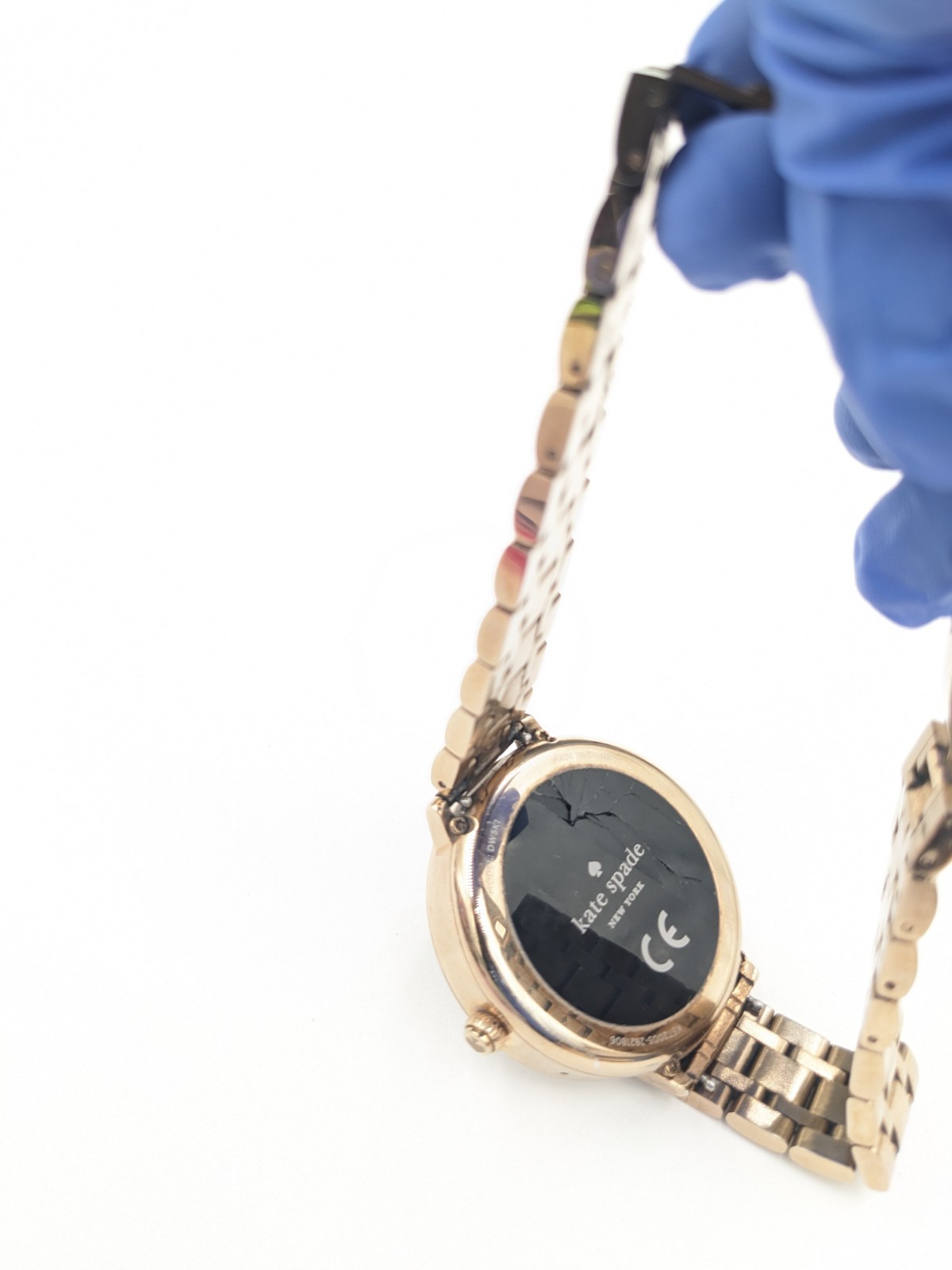 Kate Spade Digital Smart Watch Scallop Gold Tone DW5K1 FOR PARTS/ REPAIR