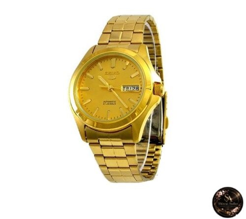 [SEIKO] Seiko SEIKO 5 Automatic Gold Dial Watch SNKK98K1