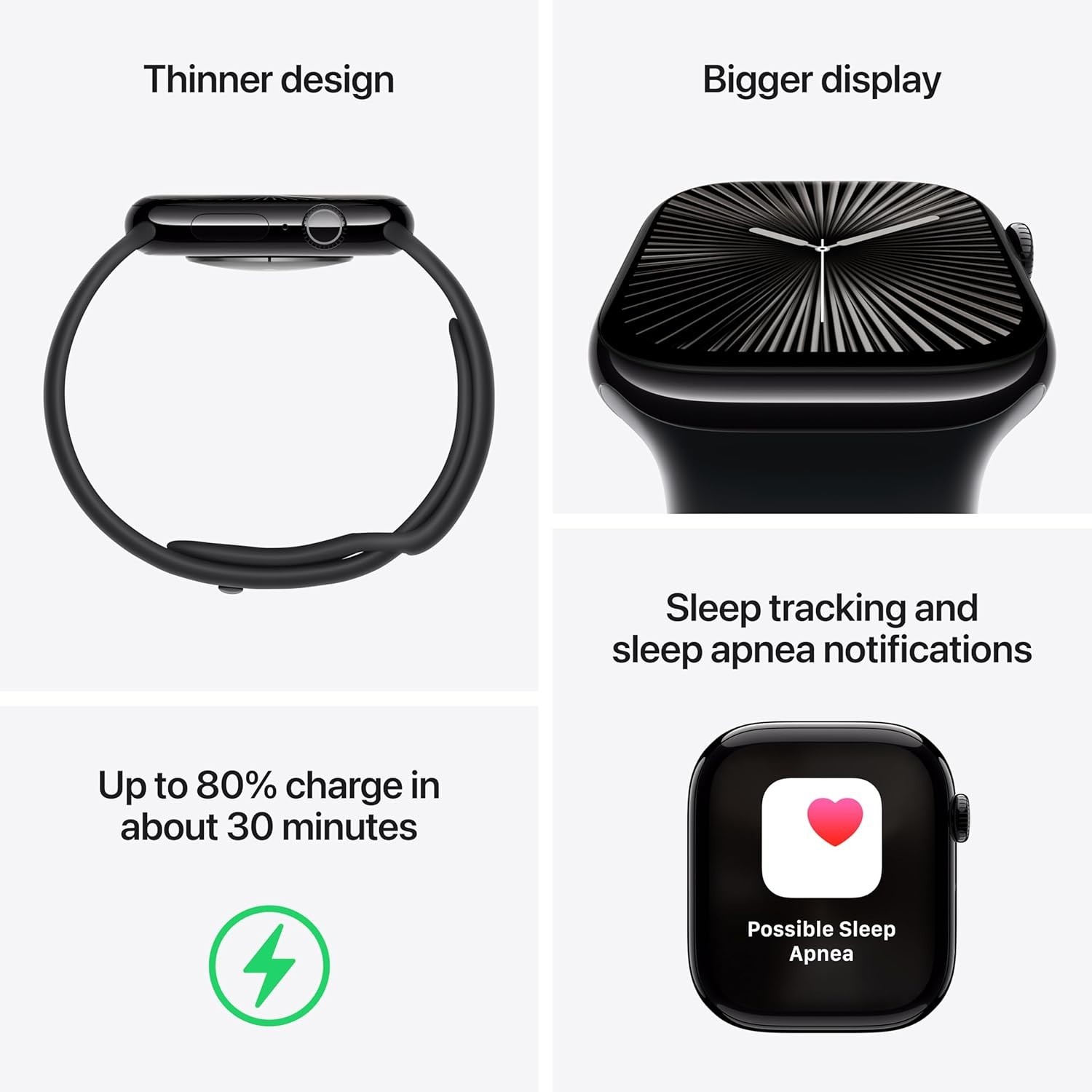 NEW Apple Smart Watch 10 46 mm GPS + LTE with Titanium Case Slate Milanese Loop