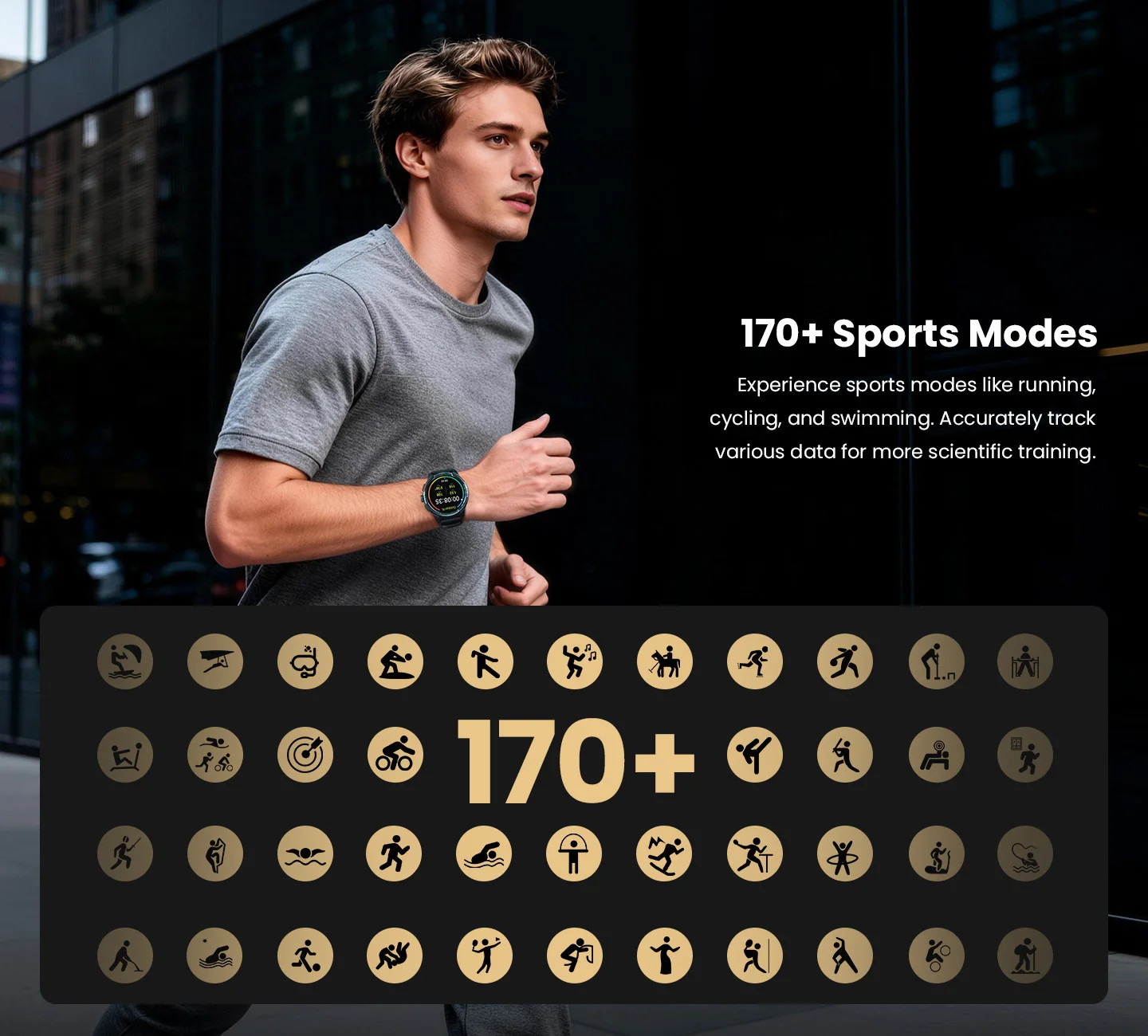 HAYLOU smartwatch 1.6 amoled 5atm waterproof bluetooth call sports watch