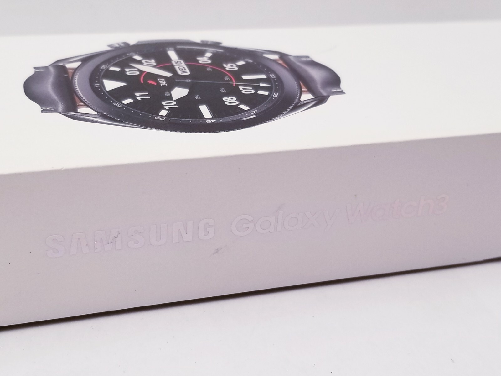 NIB Samsung Galaxy Watch3 R840 45mm Stainless Steel Case with Leather Strap
