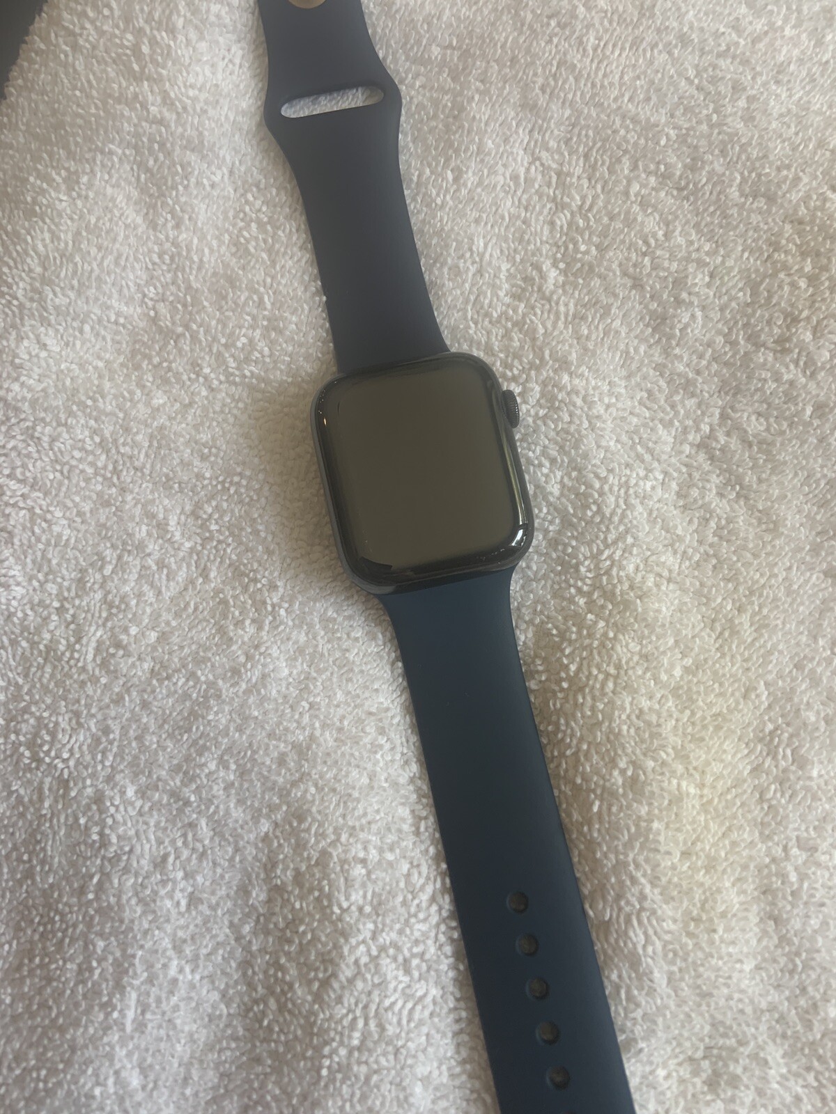 Apple Watch Series 5 Ex Cond 44mm Stainless Steel & Ceramic Case Apple ID LOCKED