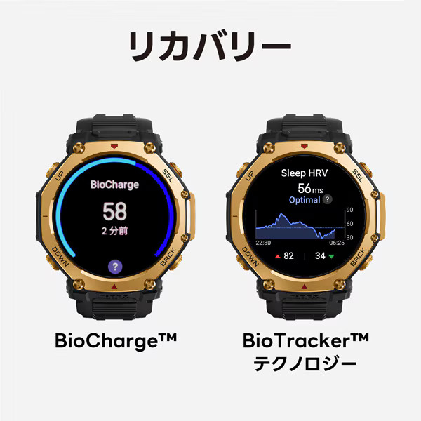 Amazfit T-Rex 3 Pro Smartwatch 44mm Black Gold sp170079-C238