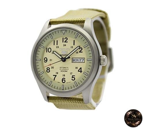 Seiko Men’s 5 Military Automatic Watch SNZG07K1 (Imported)