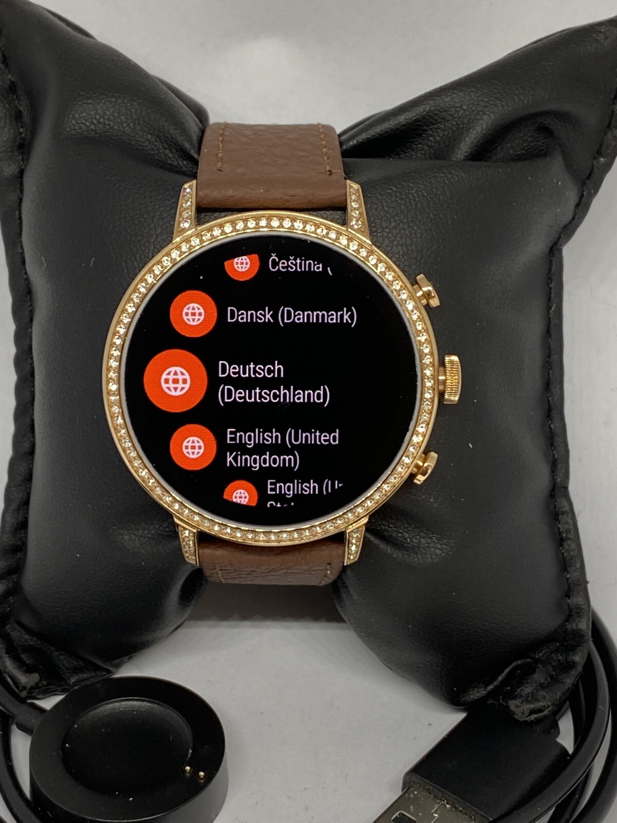 Fossil Gen 4 Authentic Digital Dial Smart Watch Custom Band FTW6011 LT422