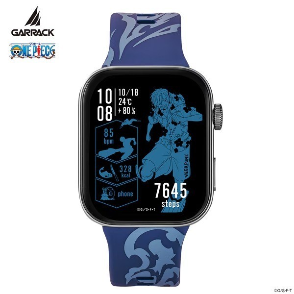 PSL GARRACK ONE PIECE Sanji Model / HUC-OP-FT3-S Smartwatch From JAPAN Fedex