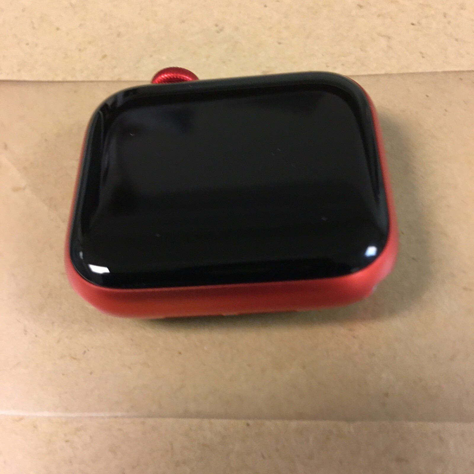 Apple Watch Series 6 40mm Aluminum Case Red Sport Band Smart Watch – (M00A3LLA)