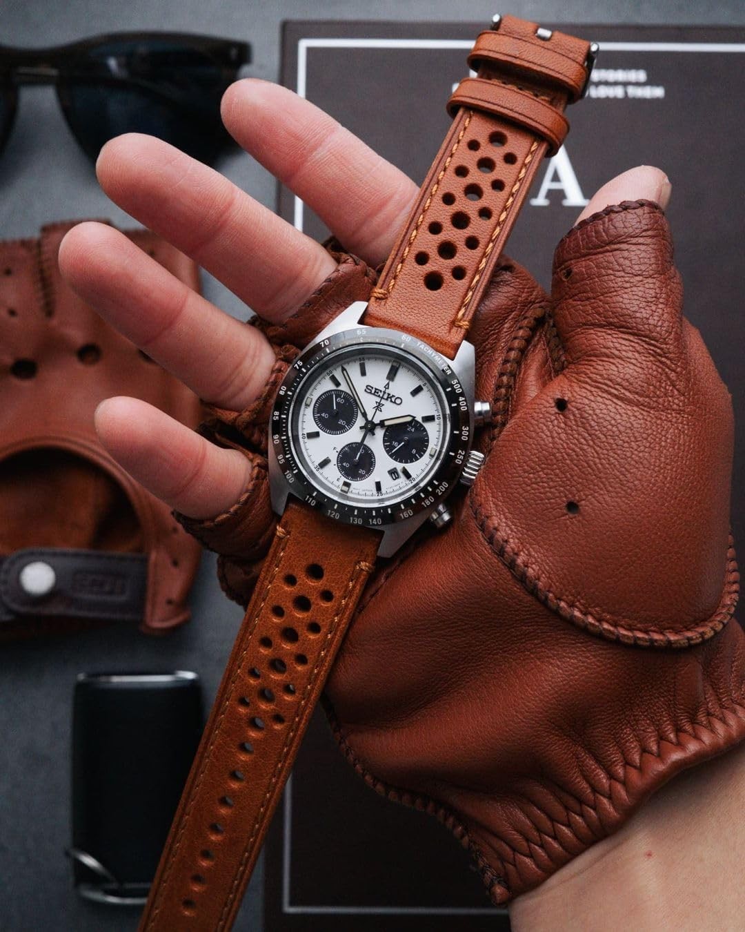 Genuine Leather Watch Band for Smart Watches 18 20 22 24mm Quick Release