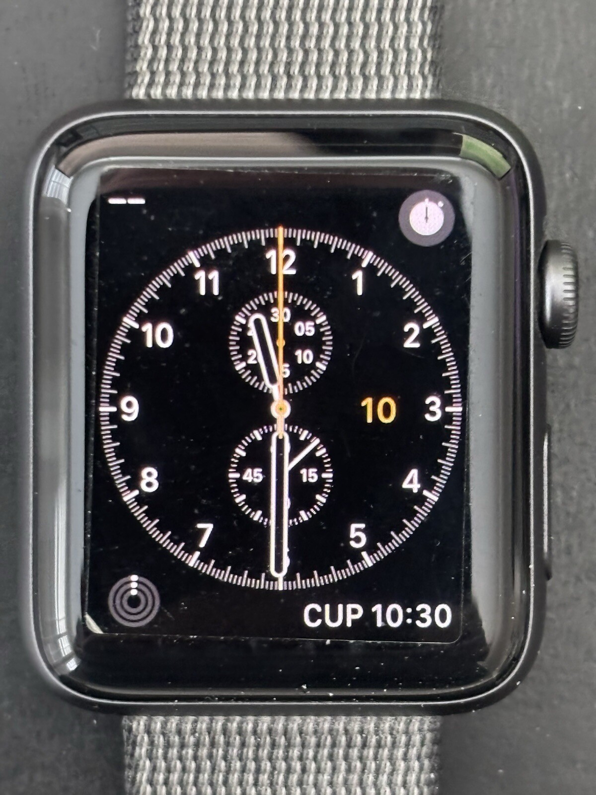 Apple Watch Series 2 – 42mm Aluminum Case – Black Sports Band
