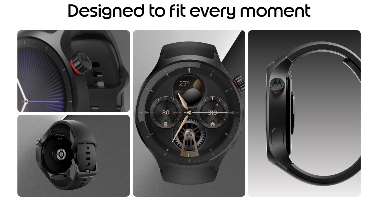 Motorola Moto Watch 2026 (XT2547) Customze, Polar Fitness Tracking, moto ai