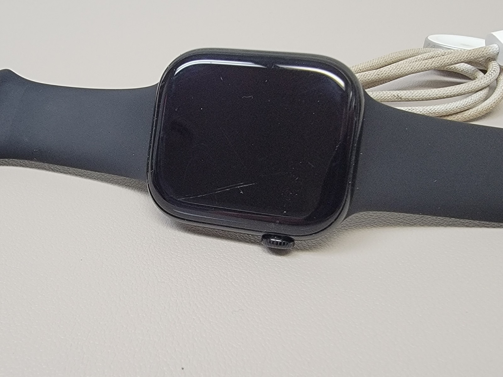 Apple Watch Series 10 46MM Black Aluminum Black Sports Band MWY43LW/A