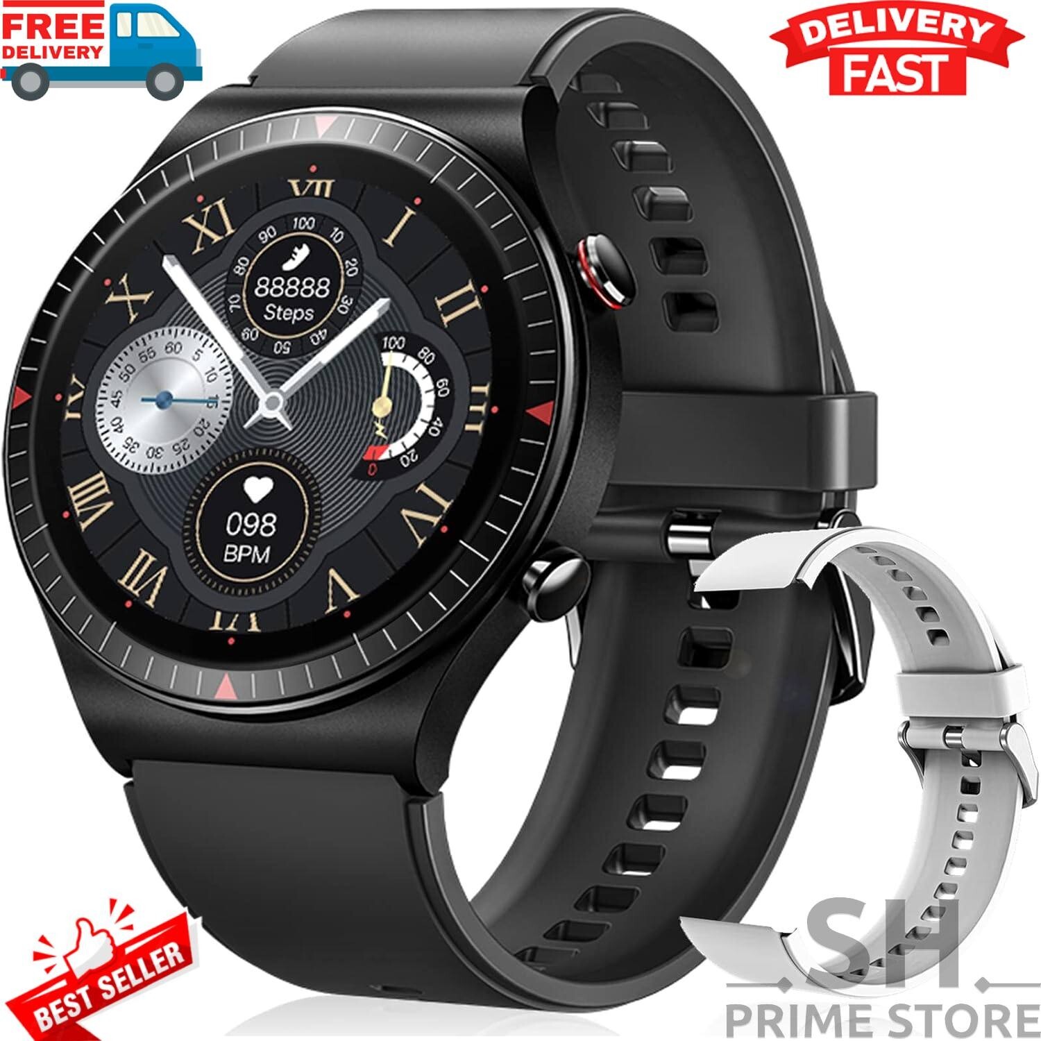 2025 Smart Watch For Men/Women, Waterproof Smartwatch Bluetooth iPhone Samsung
