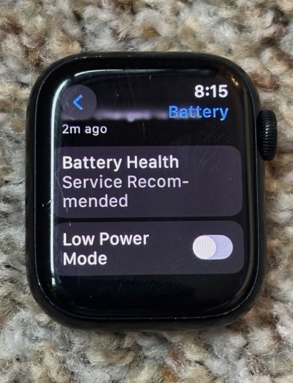 Apple Watch Series 7 41mm Aluminum Case with Band Midnight, GPS + Cellular