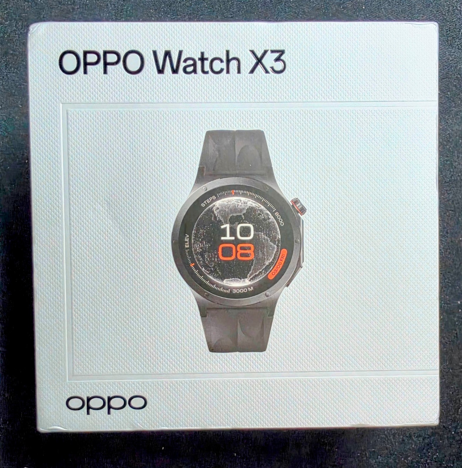 Oppo Watch X3 – Global Version | Wear OS | Obsidian