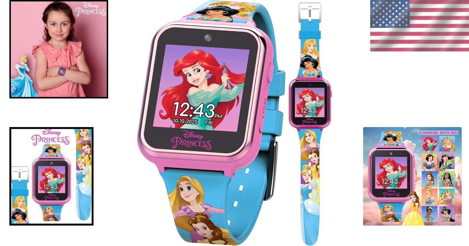 Fun and Interactive Disney Princess Kids’ Smartwatch – Perfect Gift Idea!