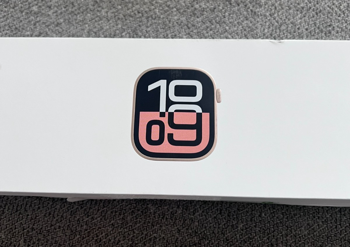 Apple Watch Series 10 46mm GPS + Cell Rose Gold Case w Plum Sport Loop MWY83LW/A