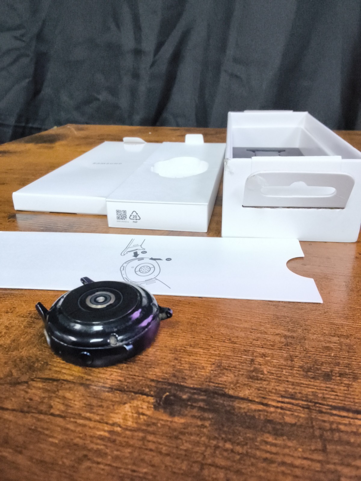£Samsung Galaxy Watch8 SM-L330 Black Aluminum Case Silicone Band Android (D3)