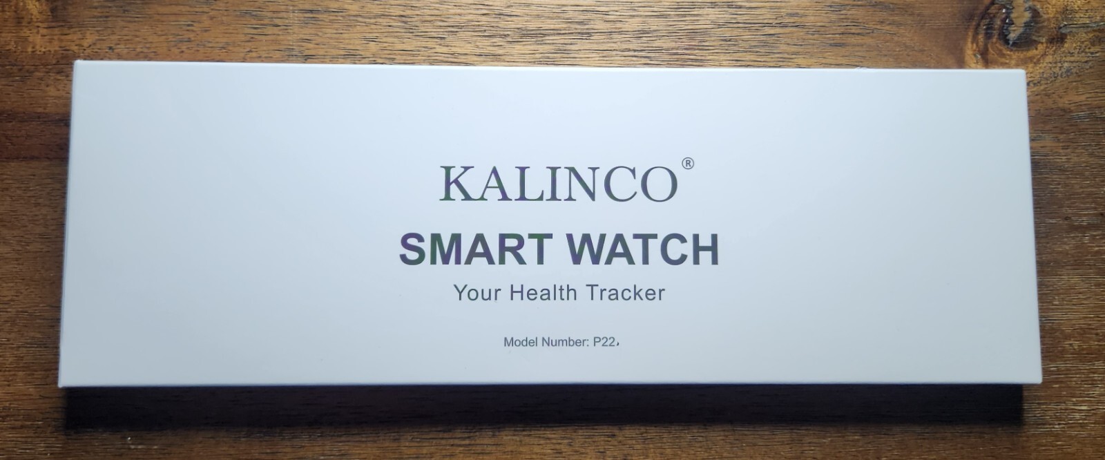 SMARTWATCH/ Health Tracker-Purple KALINCO-P22 PRE-OWNED SUBTLE SCRATCH on face.