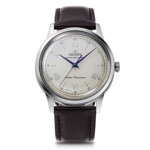 ORIENT Bambino RN-WK0003G Solar Men’s Watch Ivory Dial Japan