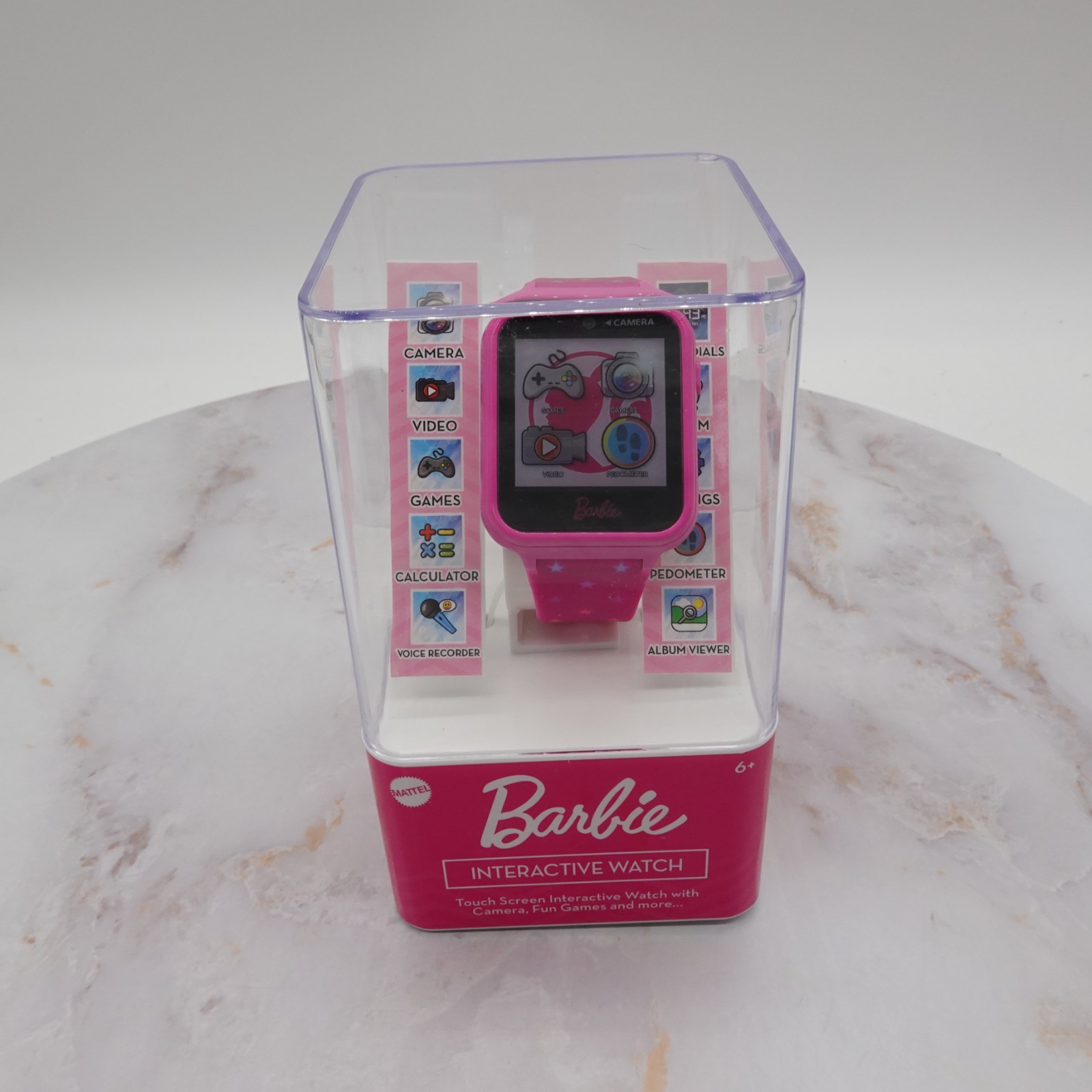 Barbie Smartwatch Girls Interactive Touch Screen Camera Kids Watch BDT4069AZ