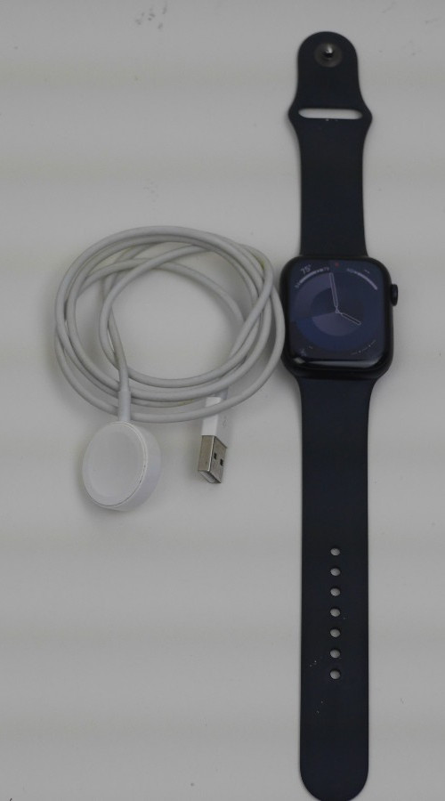 Apple Watch Series 9 (GPS) 64GB 45mm w/Midnight Sport Band M/L (A21507-1 JOO)S1C