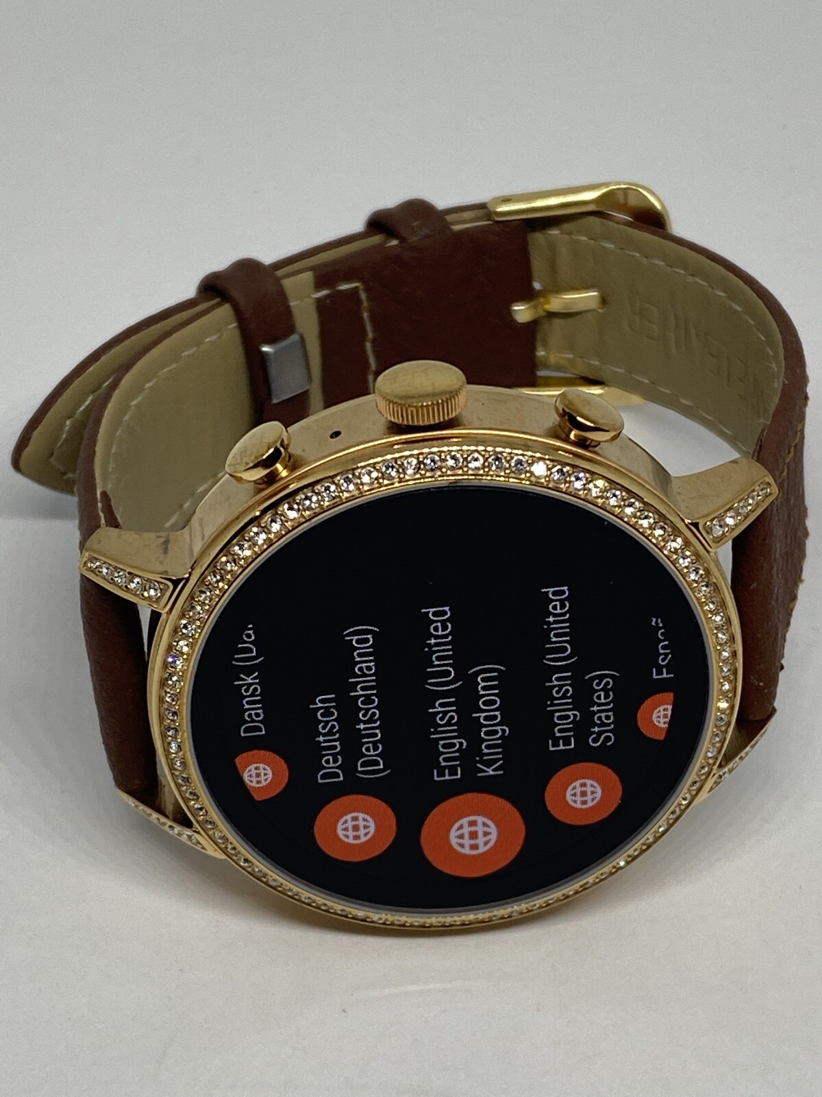 Fossil Gen 4 Authentic Digital Dial Smart Watch Custom Band FTW6011 AB571