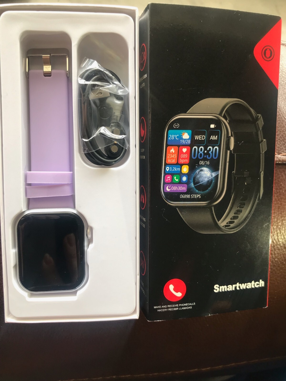 Wearables SmartWatch-Purple
