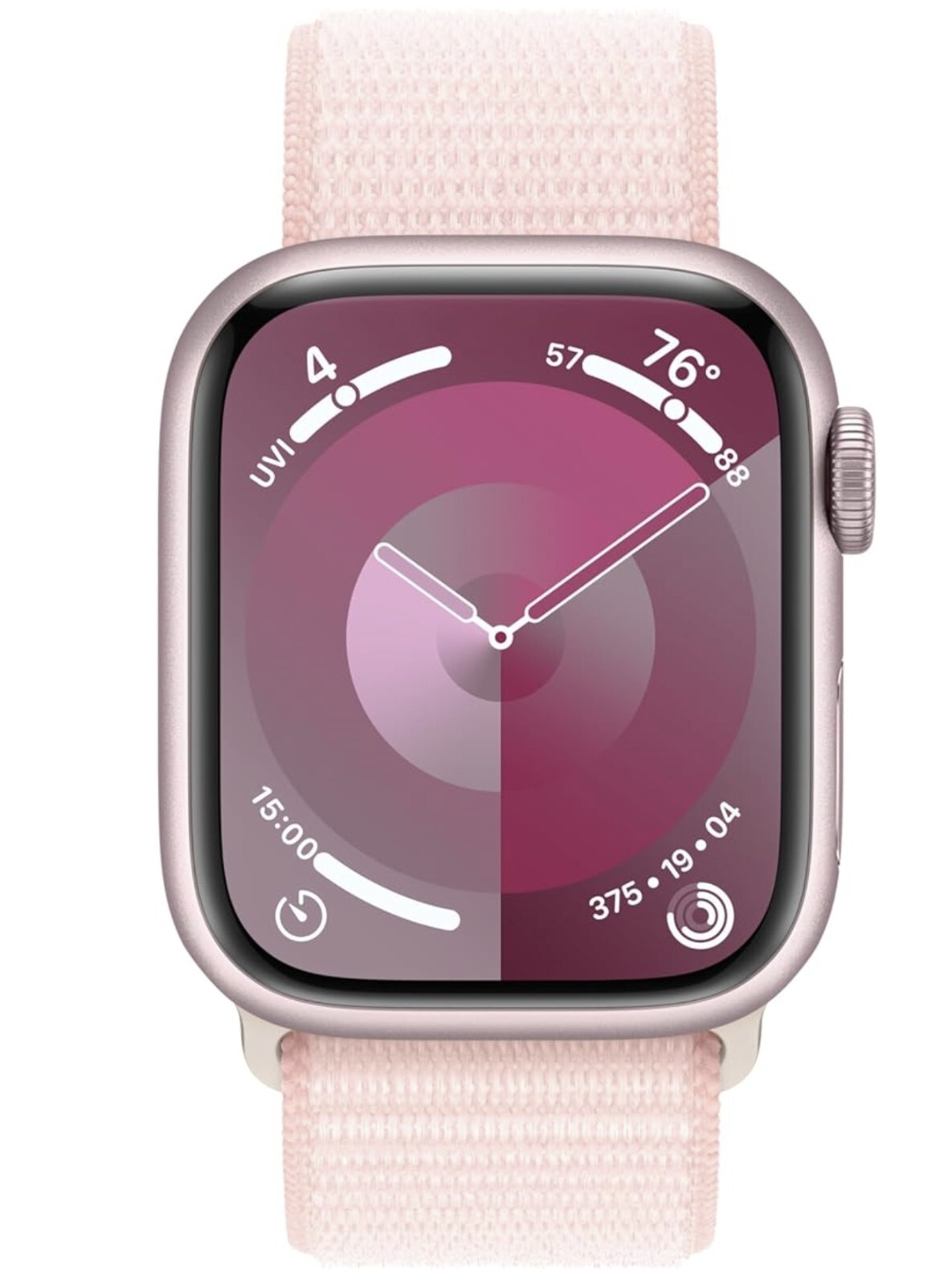 Apple Watch Series 9 41mm Aluminum Case with Sport Band – Midnight, S/M (GPS)…