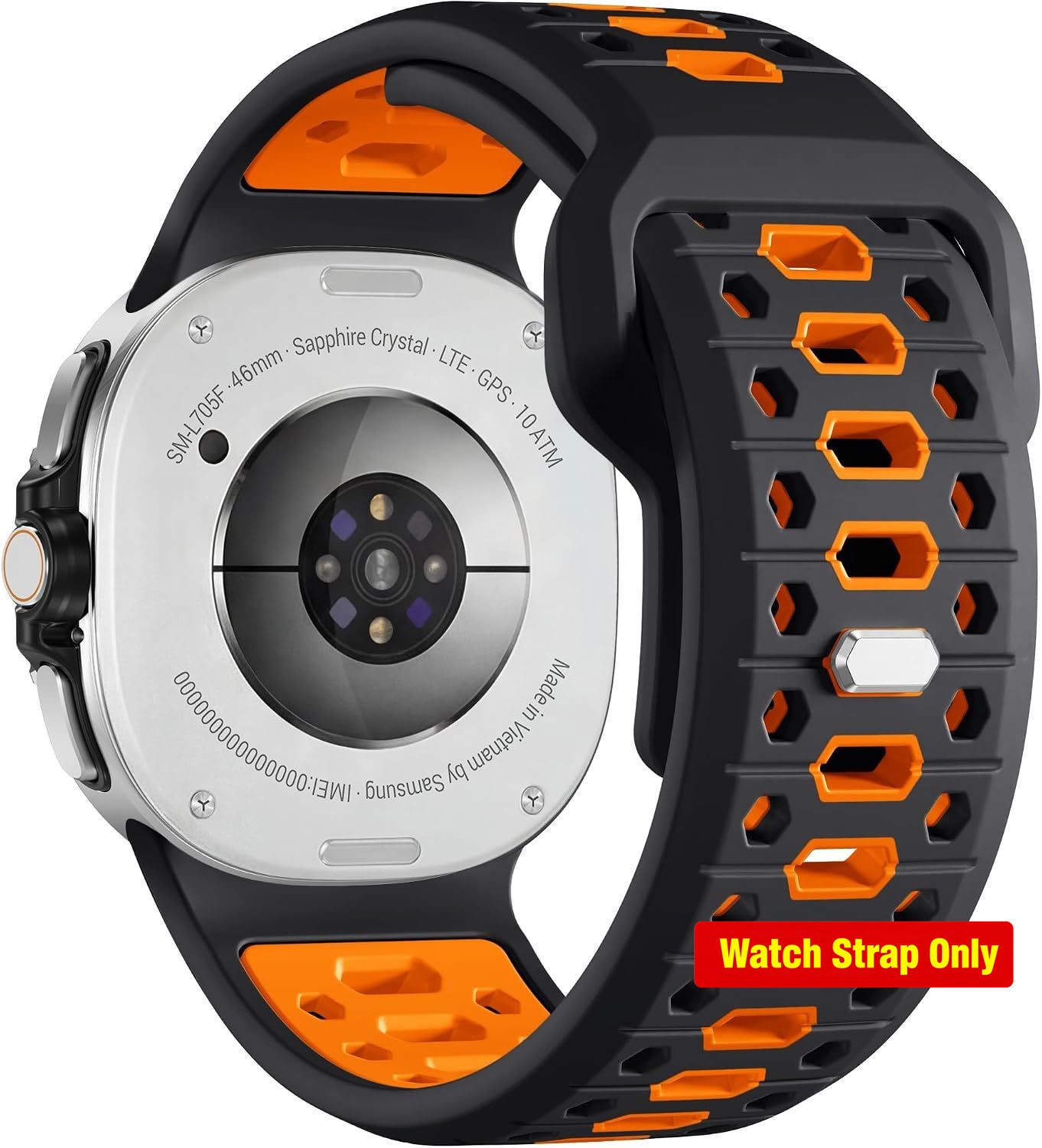 Breathable Soft Silicone Band for Samsung Galaxy Watch 8 40mm 44mm, Sport Strap