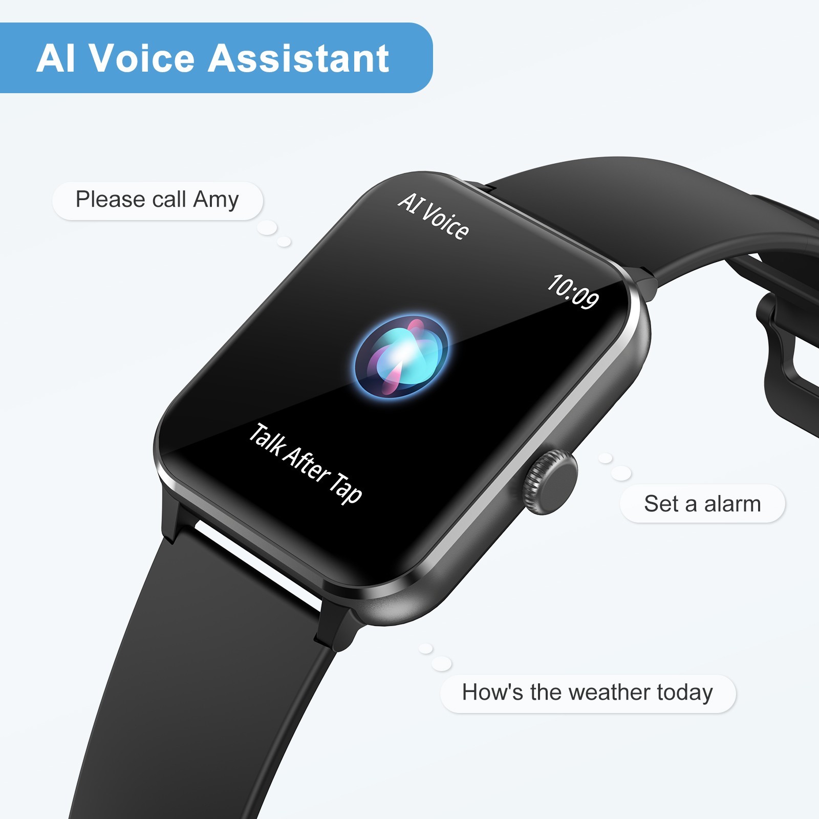 Bluetooth Calling Smart Watch for Women Men, Fitness & Sleep Trackers Pedometer