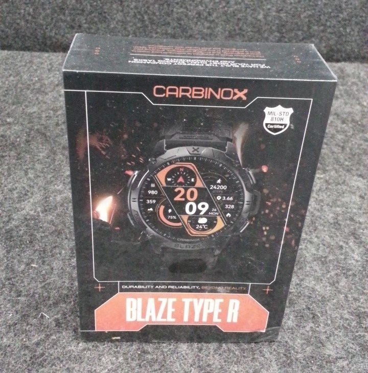 CARBINOX Blaze R GPS Smart Watch 43mm 150GB Black