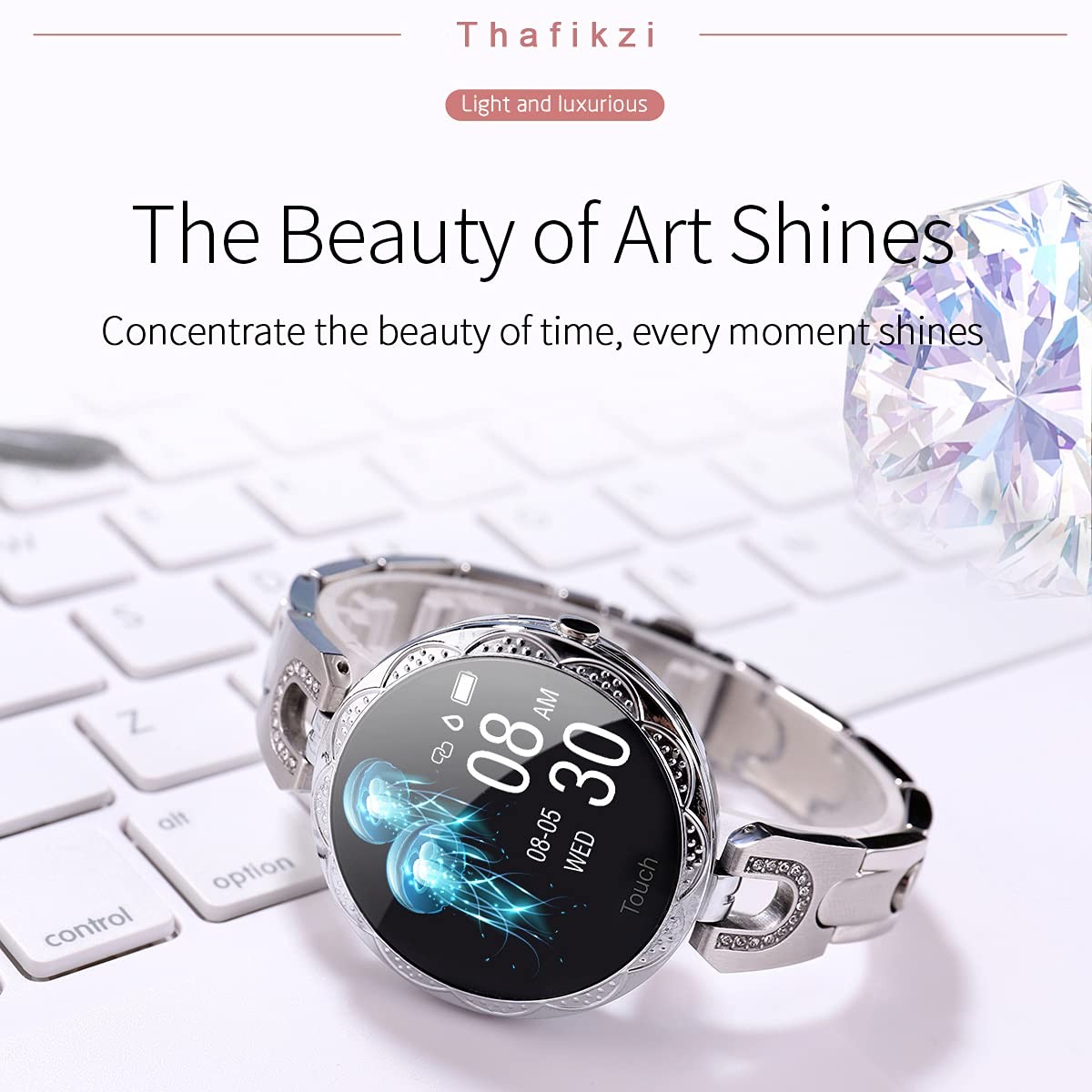 for Women for Android/iOS Phones. and Fitness Tracker with Heart Rate Bluetoo…