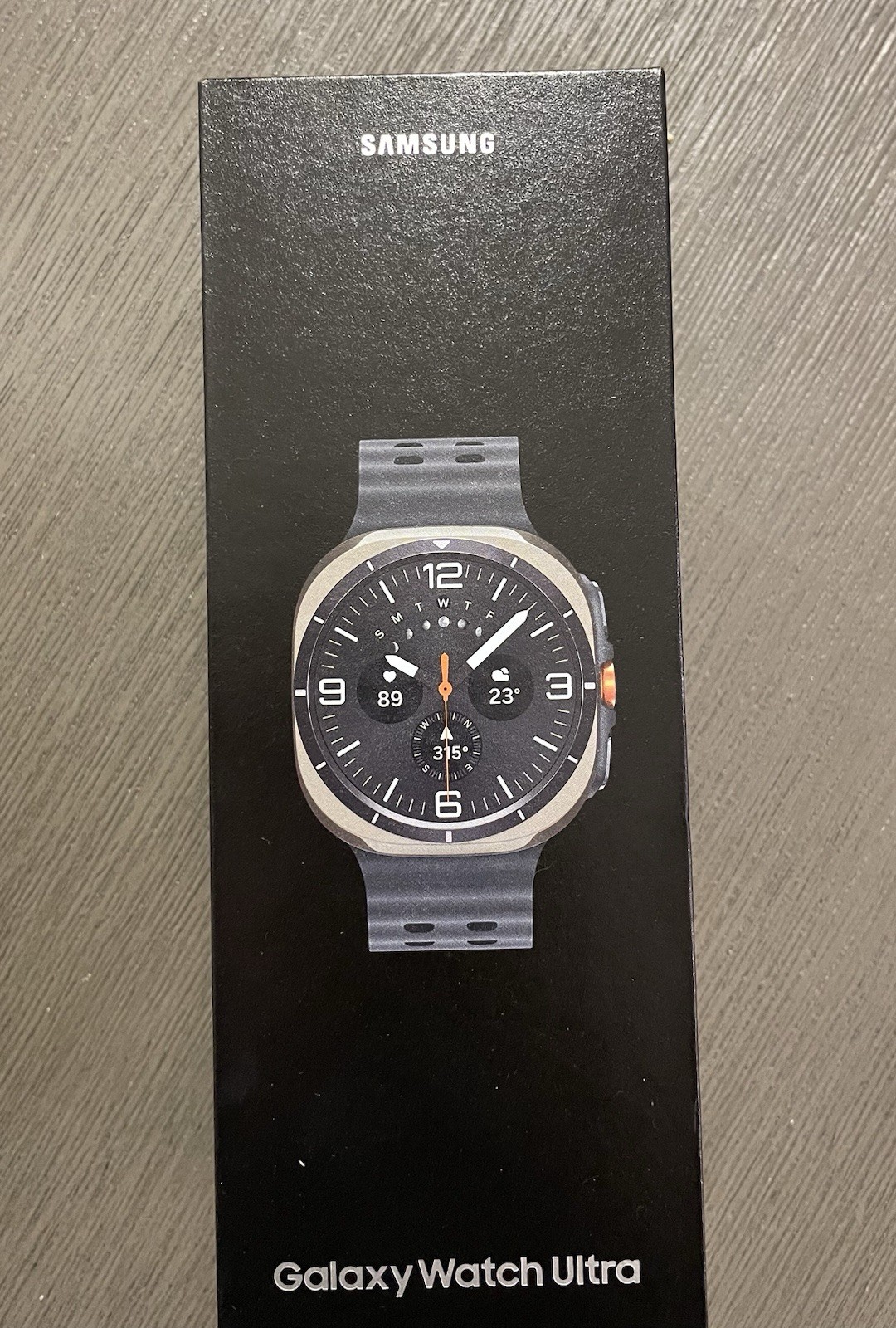 Samsung Galaxy Watch Ultra 47mm LTE Titanium Silver Case Gray Silicone Band