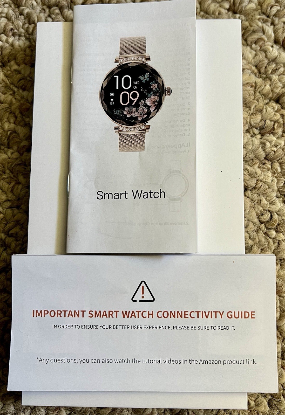 Smart Watch For Women With 2 Bands