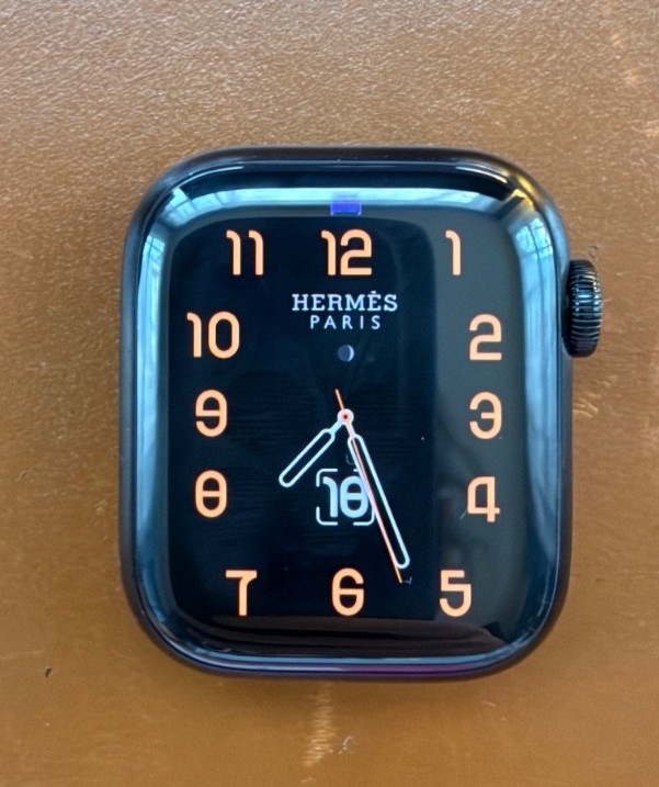Apple Watch Hermes Series 8 41mm Stainless Steel Graphite GPS + Cell