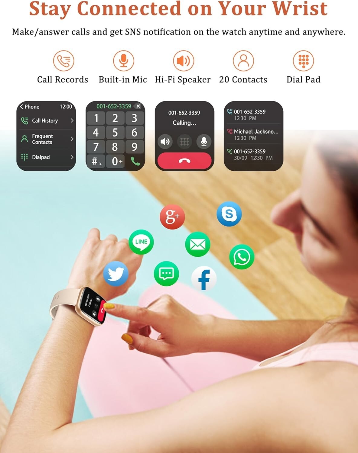 Smart Watches for Women [Gifts for Women/Calls/Answer], ” Smart Watches f…