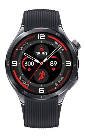 OnePlus Watch 3 46mm Black Stainless Steel (GPS) w/ Black Sport Band – Excellent