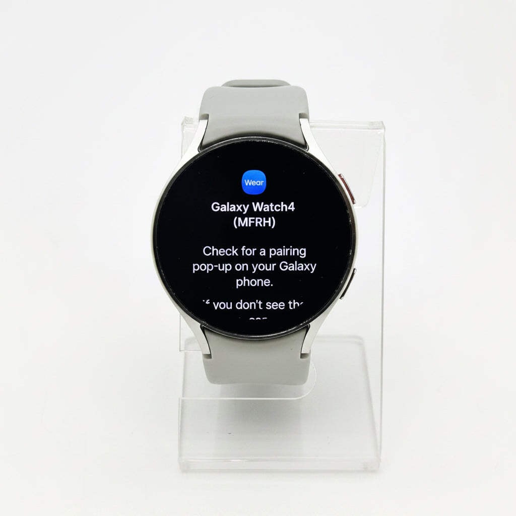 Samsung Galaxy Watch4 44mm Silver Gray SM-R870 Wi-Fi GPS Smart Watch