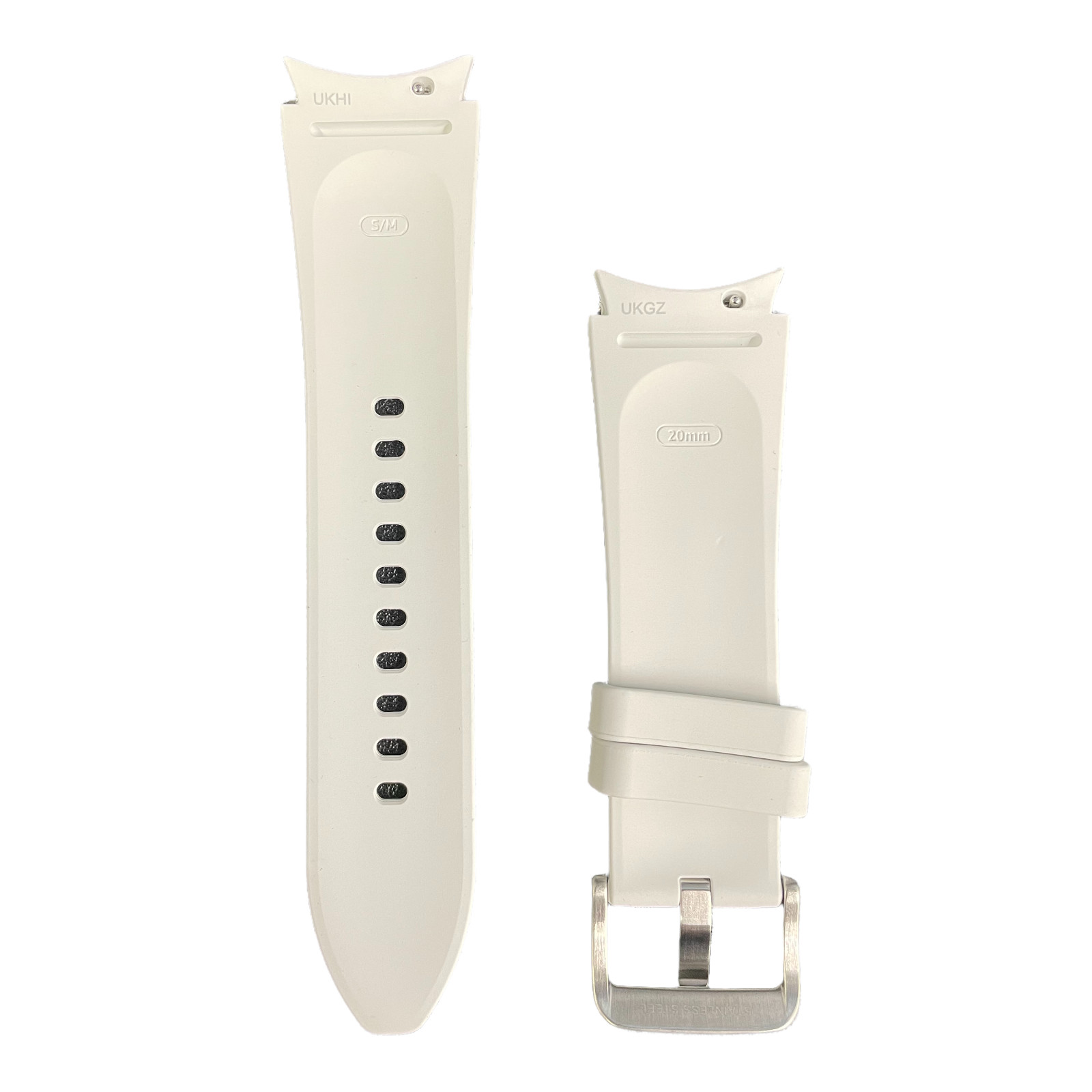 Original OEM Samsung Galaxy Watch 4 Classic Wristband Replacement [S/M] (White)