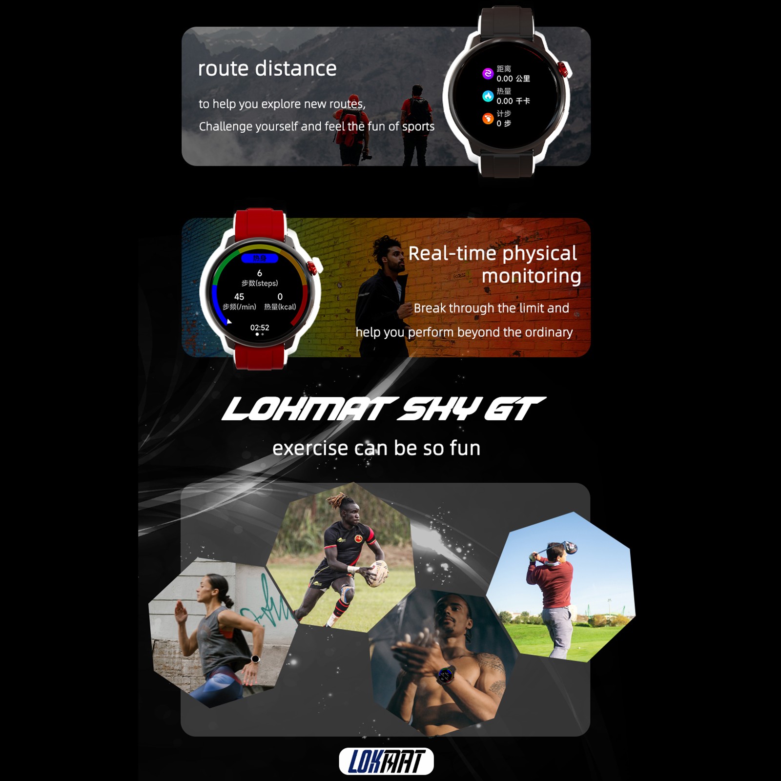 LOKMAT Foreign Trade SKY GT Student Phone Smart Watch SIM Card 4G Full EELE