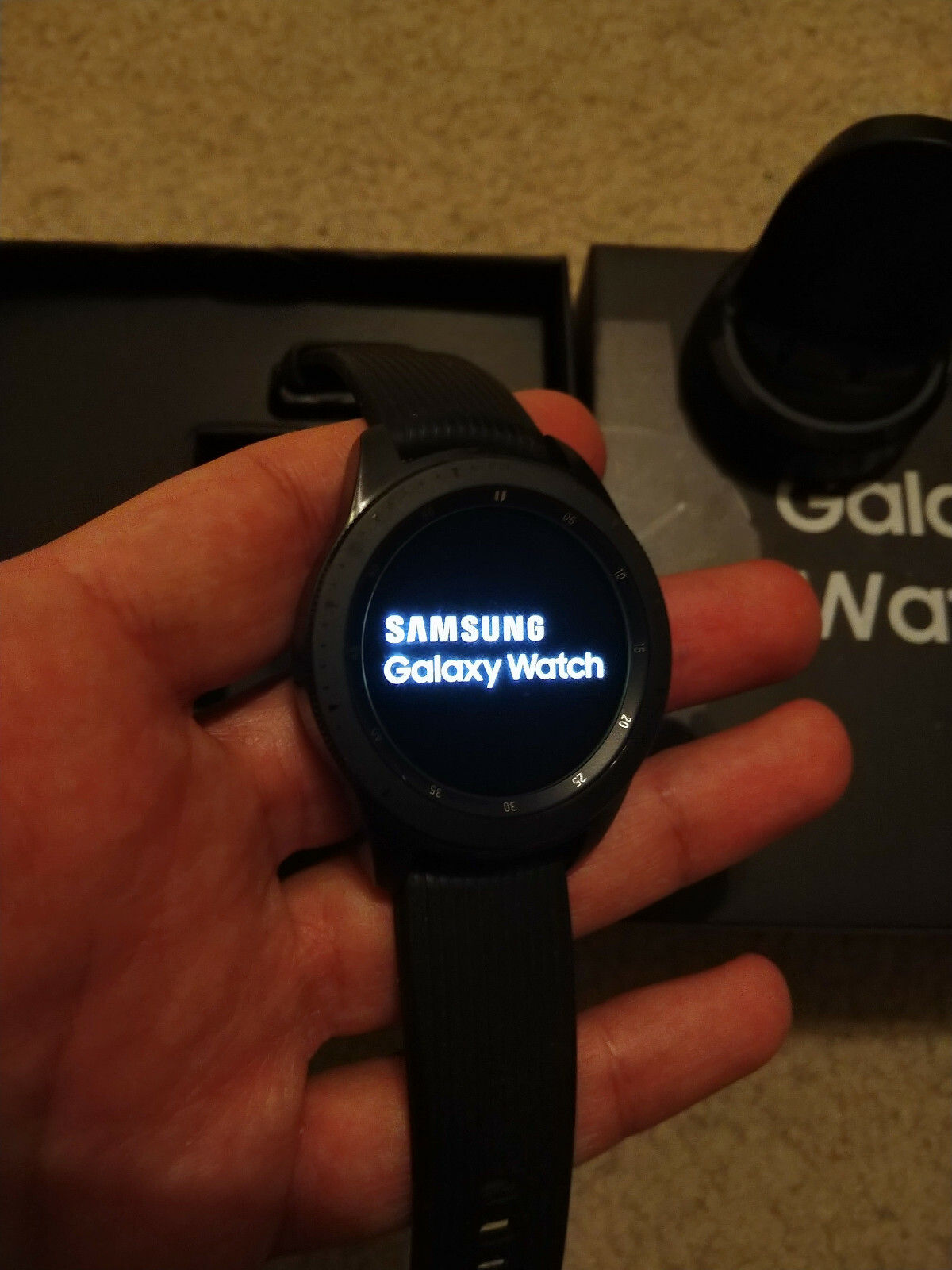 Samsung Galaxy Watch SM-R810 42mm Bluetooth Midnight Black, READ